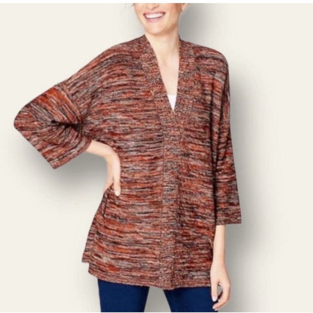 J. Jill Pure Jill Size-XL-1X Sweater Oversized Space Dyed Marled Pullover